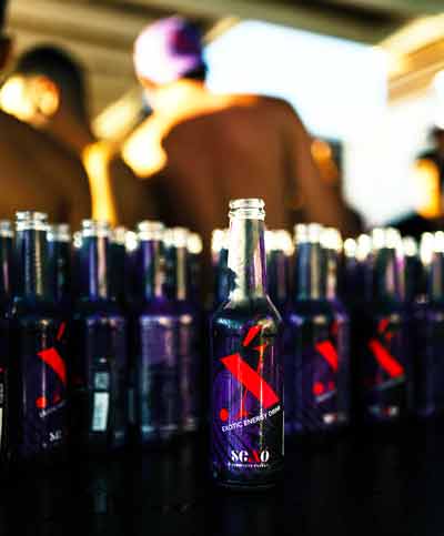 a group of bottles of se.xo